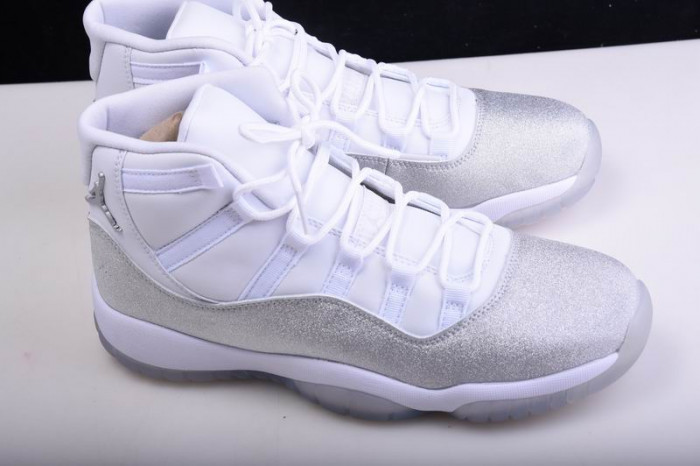 jordan 11 retro white metallic silver - ar0715-100