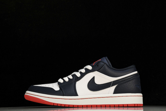 jordan 1 low obsidian ember glow - 553558-481