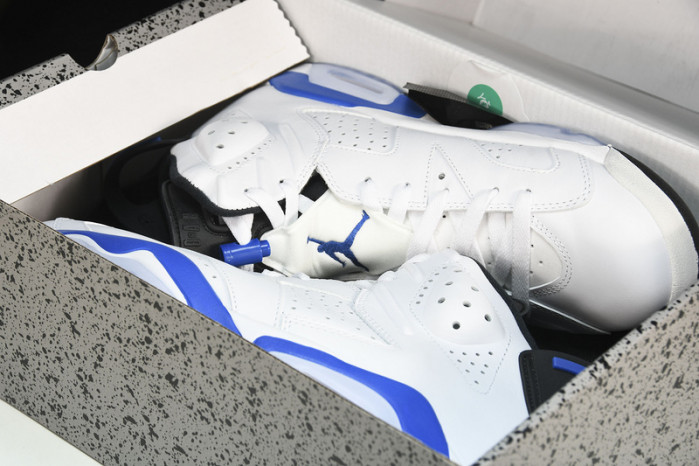 jordan 6 retro sport blue (2014) - 384664-107