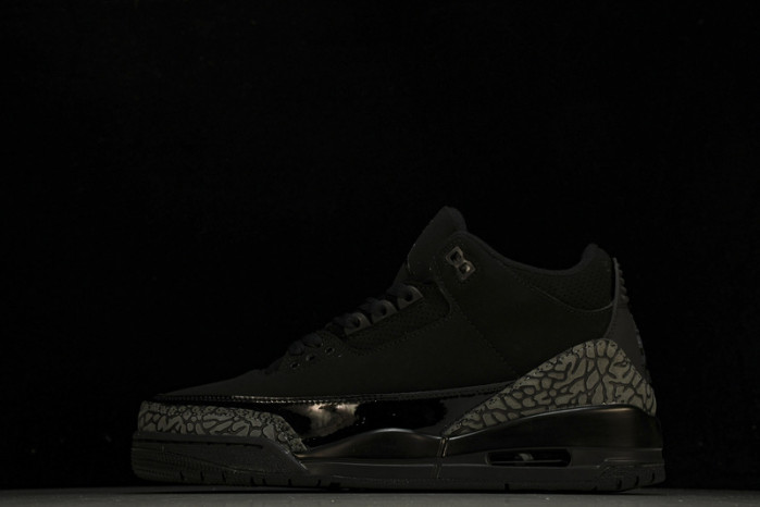 air jordan 3 retro ''black cat'' - 136064-002