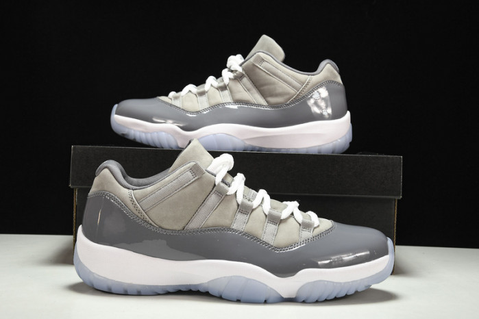 air jordan 11 low cool grey 528895-003