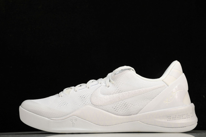 nike kobe 8 protro triple white fj9364-100