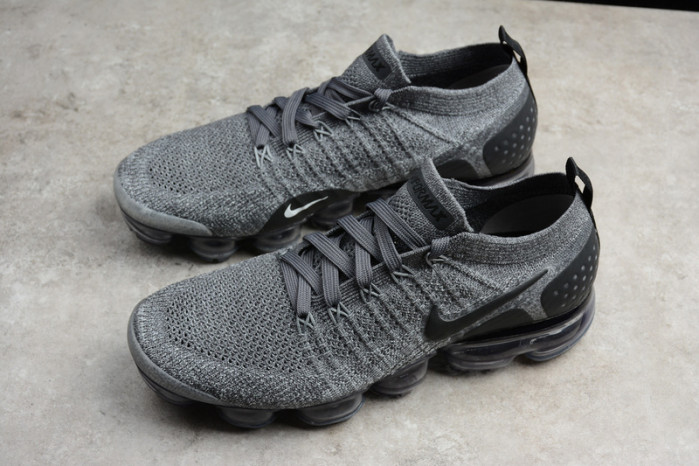 nike women air vapormax flyknit 2.0 dark grey 942843-002