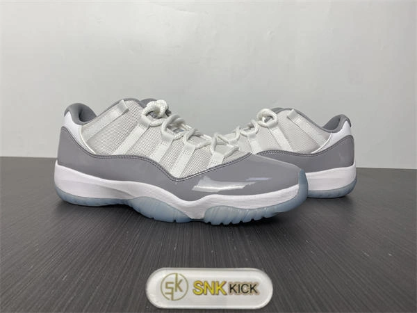 Breathable Jordan 11 Retro Low Cement Grey  AV2187- 4079