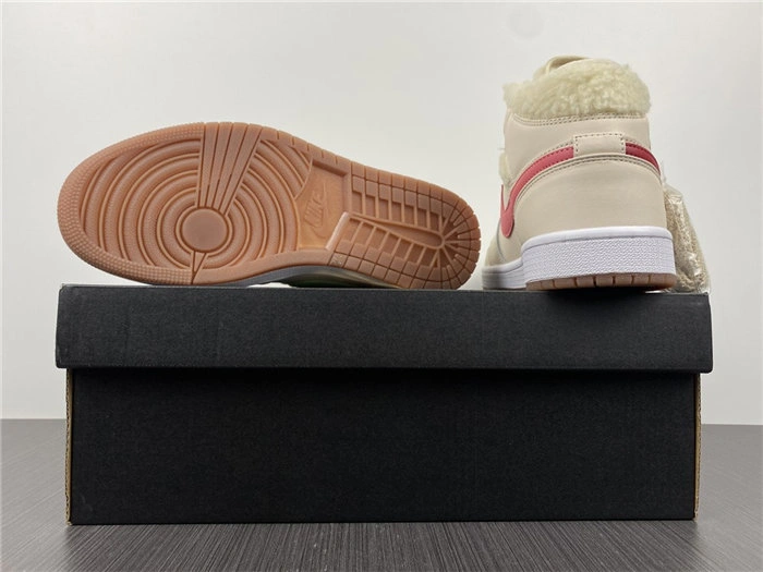 SunProtective Jordan1 Mid Fleece Pearl White DO2207- 3701