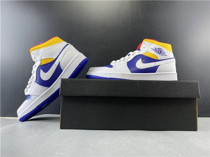 Durable Jordan1 Mid Royal Blue Laser Orange 554724- 3774