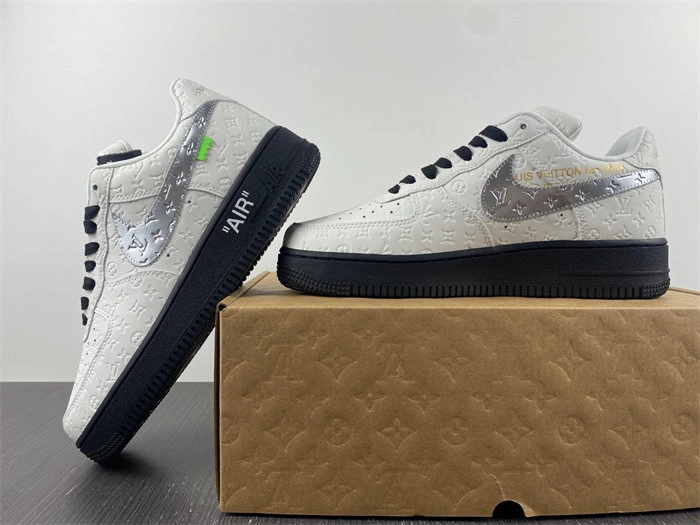 Nike Air Force 1 White Black Practical 5144