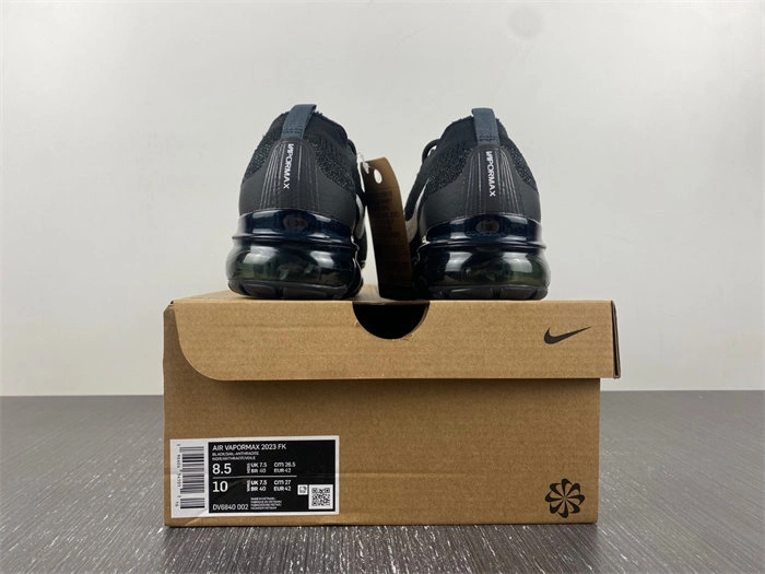 QuickDry Nike Air Vapormax 2023 FK Black Sail Anthracite DV6840- 5258