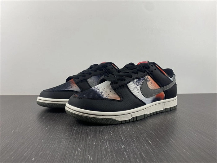 Popular Nike Dunk Low Graffiti Black Red DM0108- 4732