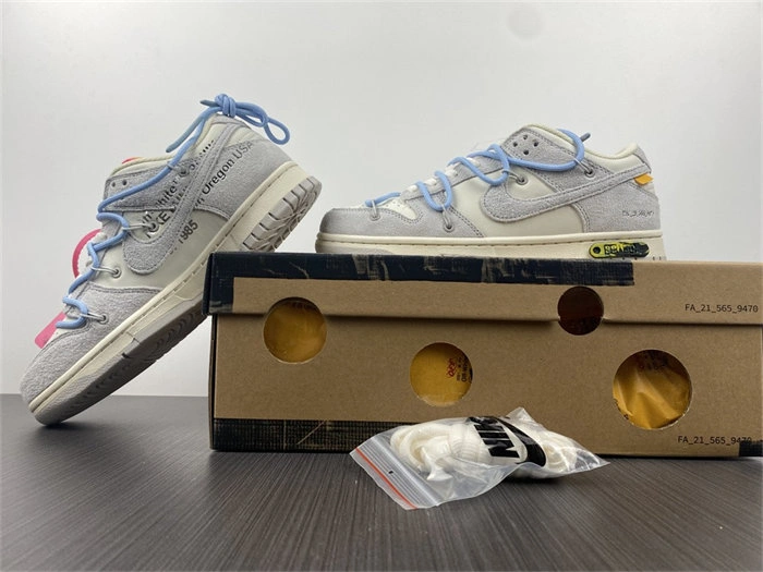 Nike Dunk Low Off-White Lot 38 DJ0950- FastDry 5060