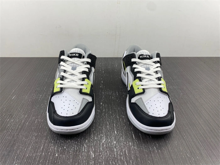 Nike Dunk Low Scrap Wolf Grey Light Lemon Twist DC9723- FlexibleFit 4621